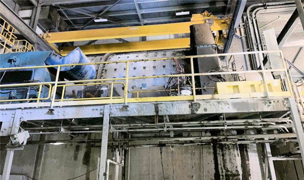 Used Svedala 15' W X 29' L Ball Mill With 3750 Hp Motor)